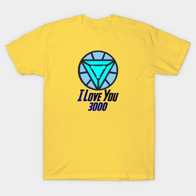 Iron Man I Love You 3000 T-Shirt by Ubold